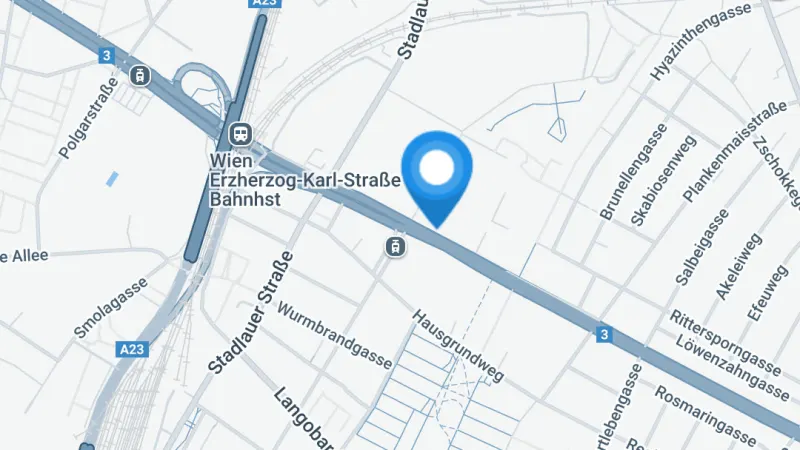 Karte: Selfstorage 1220 Wien, Erzherzog-Karl-Straße