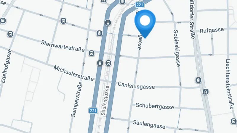 Karte: Selfstorage Lustkandlgasse