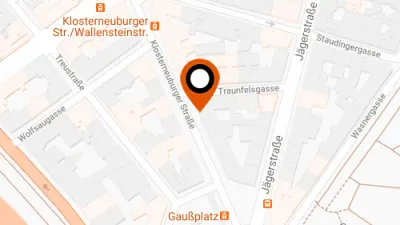 Karte: Selfstorage 1200 Wien, Klosterneuburgerstraße