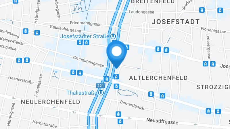 Karte: Localstorage Lerchenfelder Gürtel